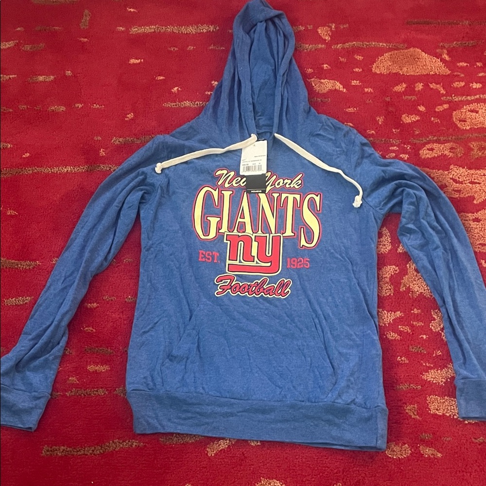 NWT Women’s New Era New York Giants Blue Hoodie, Sz M